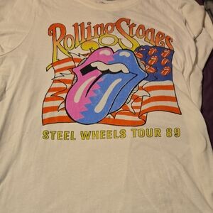 Torrid White Rolling Stones Graphic Tee